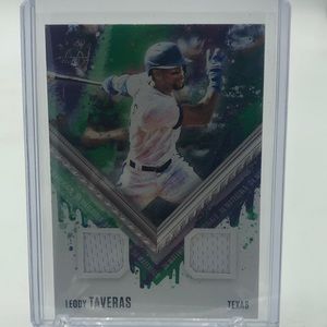 Leody Taveras Game-Worn Dual Patch
